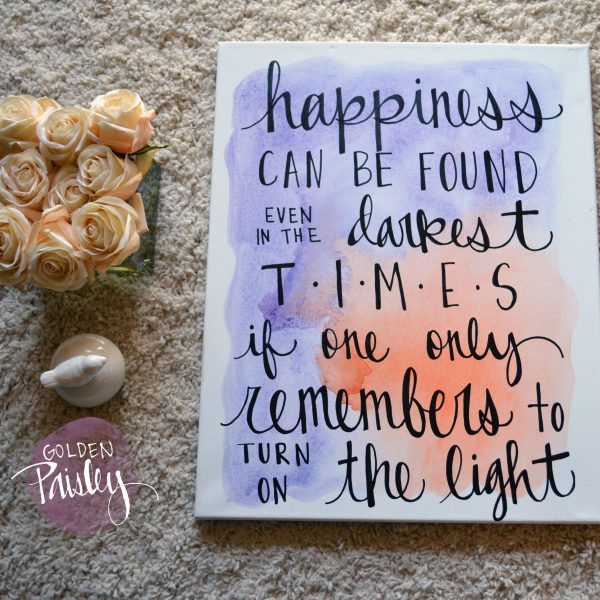 watercolor quote art inspirational