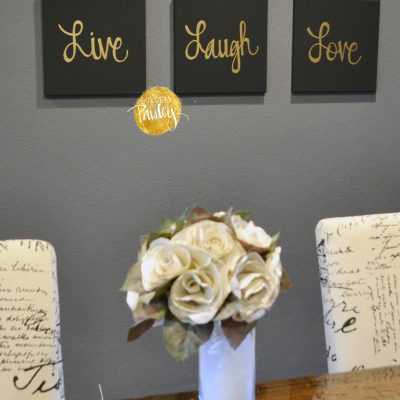 black and gold home decor