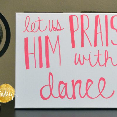 let us praise him with dance canvas