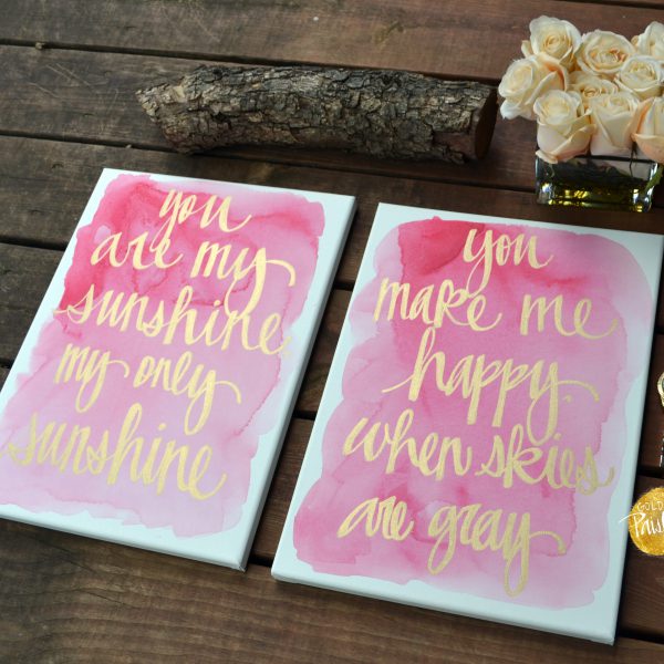 you are my sunshine watercolor painting set