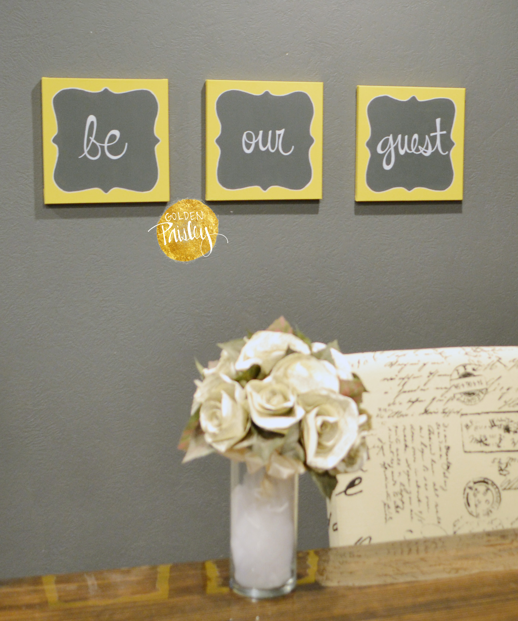 Be Our Guest Wall  Decor  Set 