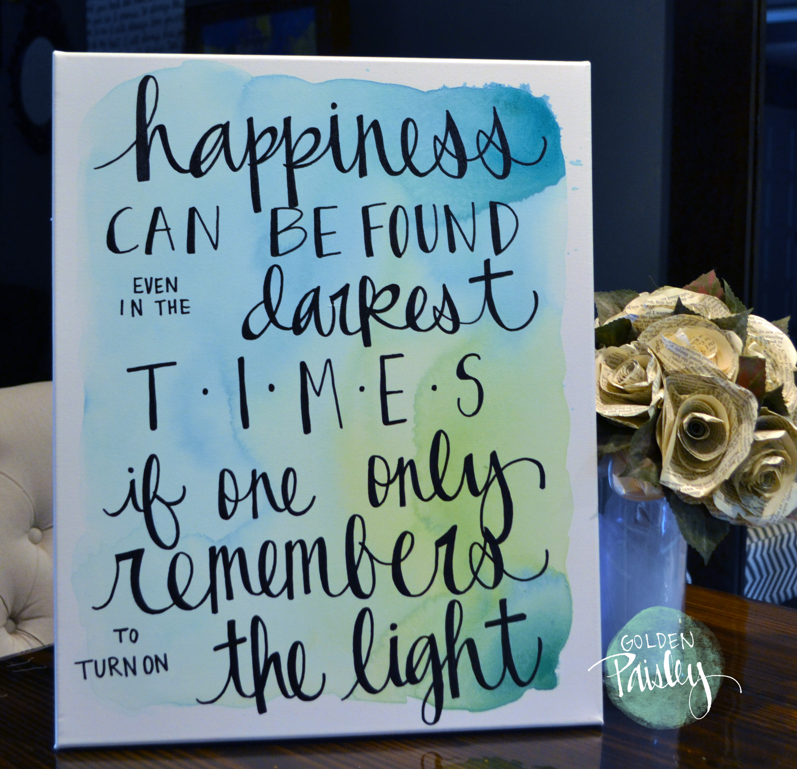 Harry Potter Happiness Can Be Found In The Darkest Of Time Quote Poster  Print