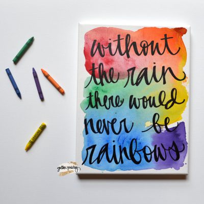 rainbow baby quote wall art without the rain there would never be rainbows miscarriage pregnancy after loss